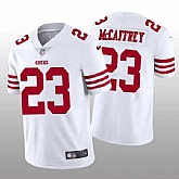 Men & Women & Youth San Francisco 49ers #23 Christian McCaffrey White Vapor Untouchable Stitched Jersey,baseball caps,new era cap wholesale,wholesale hats